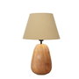 Opviq Lámpara de mesa de madera Beige